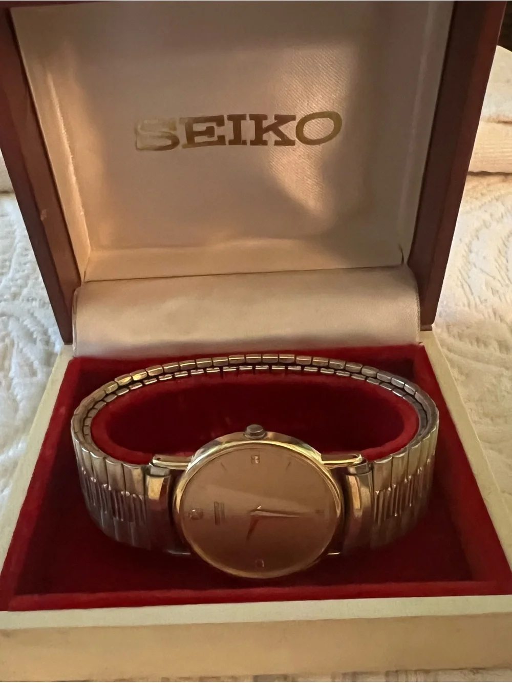 Seiko Gold Tone Men’s Dress Watches